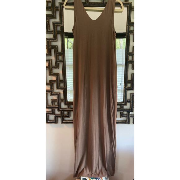 Brunello Cucinelli Column Maxi Tank Dress Quiet Luxury Neiman Marcus ~ Size L - Picture 9 of 13
